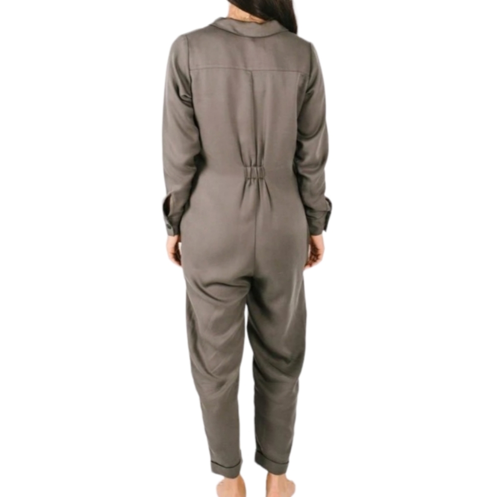 Smash and Tess The Coveralls in Barley Bark Green Brown NEW Women's Sz XS
